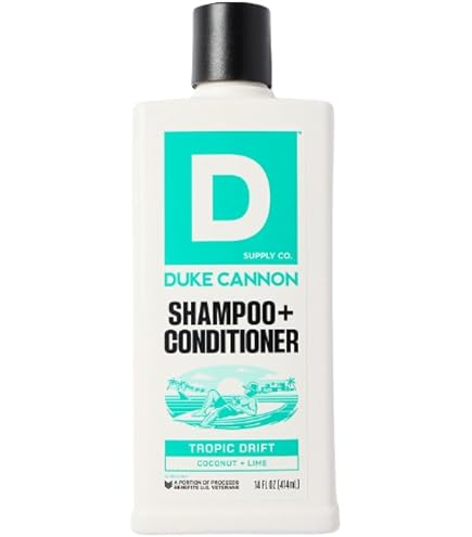 Amazon.com: Duke Cannon Tropic Drift 2-in-1 Shampoo and