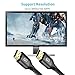 HDMI Cable 10ft - Syncwire HDMI Cord - 18Gbps High Speed 4K HDMI Cable 2.0 Support Fire TV, Apple TV, Ethernet, Audio Return, Video 4K UHD 2160P, HD 1080P, 3D, Xbox Playstation PS3 PS4 PC - Black