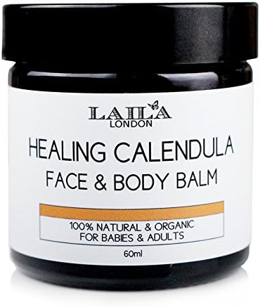 100% Natural Organic Healing Calendula 4.2oz Baby Balm Diaper Rash Cream Treatment for Eczema &amp; Psoriasis