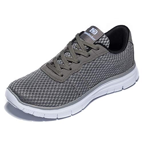 Anbenser Mens Lightweight Runnig Shoes Arch Support Removable Sockliner