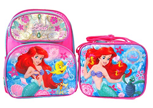 ariel backpack and lunchbox