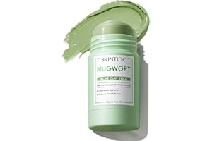 Skintific Mugwort Acne Clay Stick, Cleanses & Hydrates, Soothes Acne & Bumps, Niacinamide, Salicylic Acid, Centella, 40g