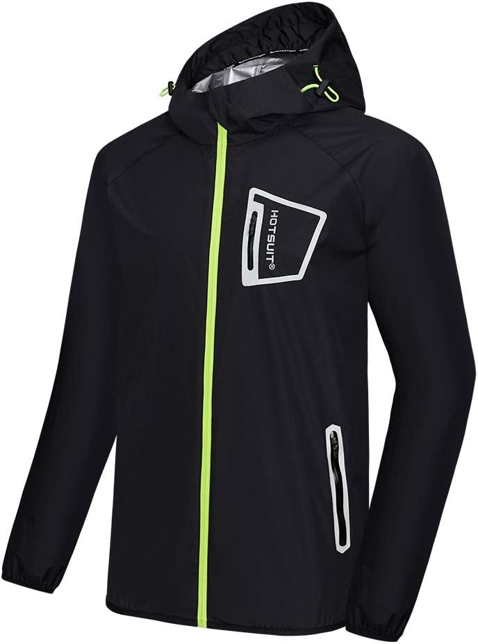 HOTSUIT Sauna Suit Men Anti Rip Boxing Sweat Suits Exercise Workout Jacket