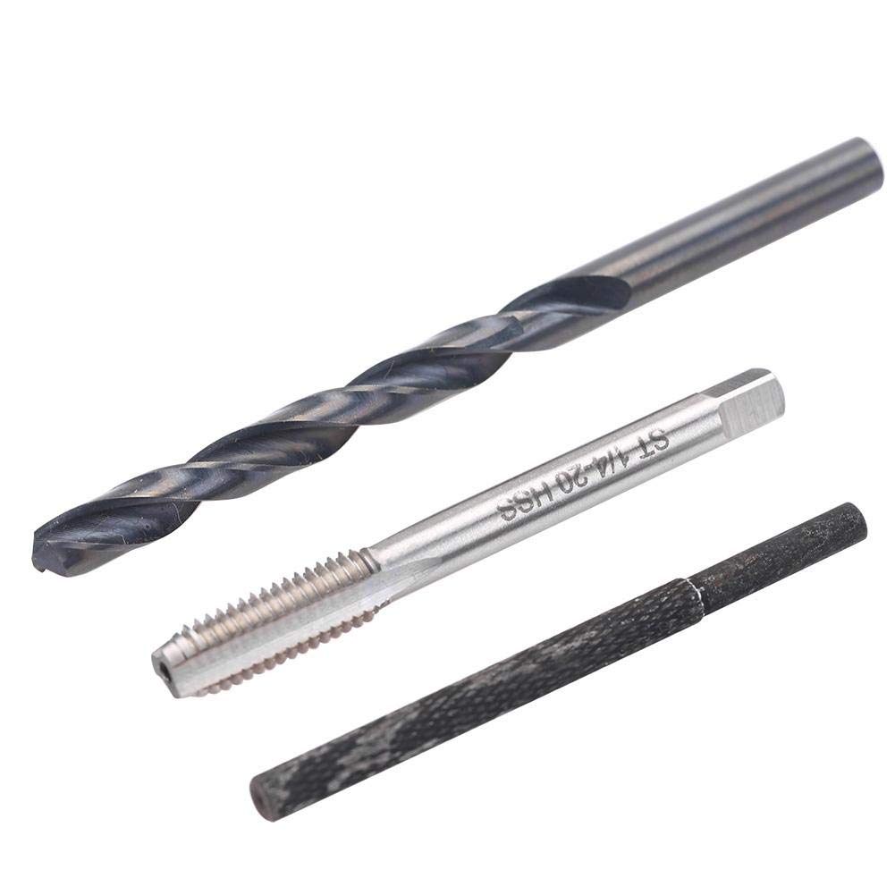 Thread Repair Insert, 50Pcs Stainless Steel Thread Insert Set Installment Tool Kit 1/4-20UNC1.5D Hex Socket Coiled Wire Insert: Industrial & Scientific