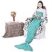 Senmar Warm and Soft All Seasons Mermaid Blanket Sofa Quilt Living room blanket ，Sleeping Bag and Camping Bag (78