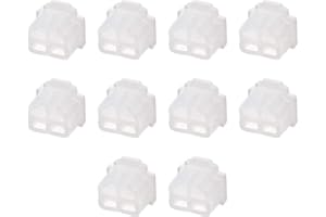 uxcell 10pcs RJ11 Silicone Protector Telephone Modular Port Anti Dust Cap Cover 9.5mmx7.5mm Clear