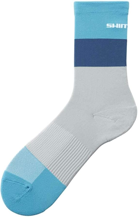 SHIMANO Original Tall Cycling Socks Gray/Mint