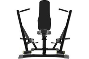 Gronk Fitness Seated Chest Press | Plate Loaded Chest Press Machine for Ultimate Gains | Bench Press Machine Workout | Use with 2" Olympic Plates