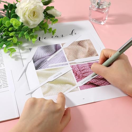 500-Pack Premium White Perfume Testing Strips, Odorless High-Absorbency Fragrance Blotter Paper, Disposable Scent Sample Cards for Perfumes, Essential Oils and Aromatherapy
