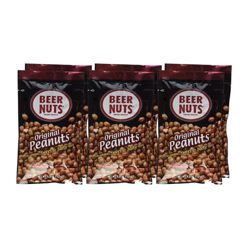 BEER NUTS Original Peanuts Sweet & Salty Roasted Peanuts Gourmet