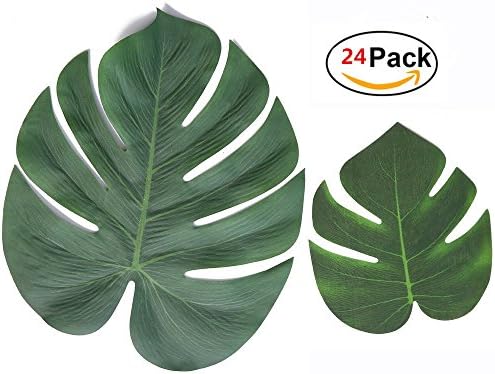 Tropical Leaves Palm Simulation Imitation Leaf--Party Decorations Supplies for Hawaiian Luau /Jungle/ Beach Theme