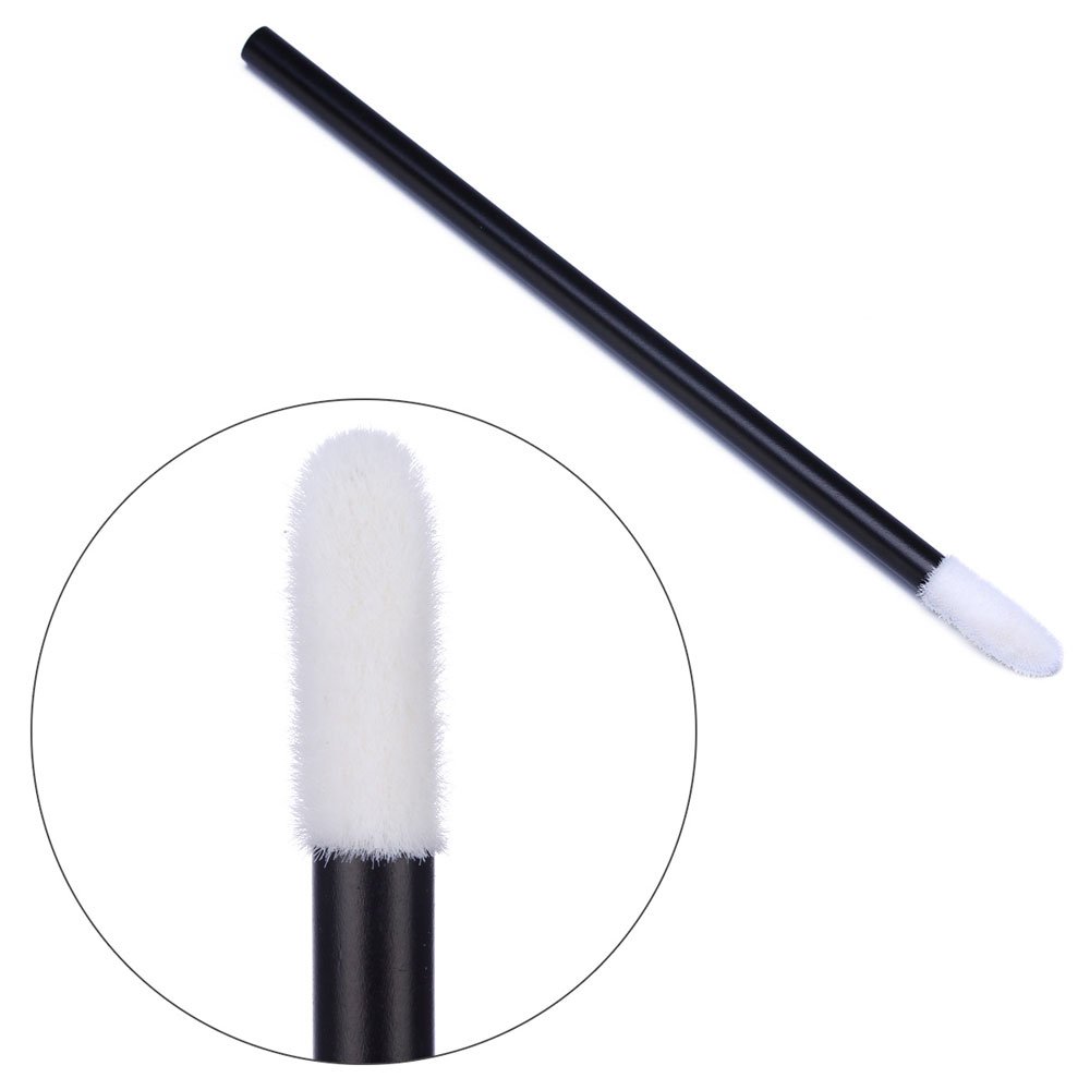 200pcs Disposable Lip Brush Lip Gloss Applicators Lipstick Wands Tool Kits (200): Beauty