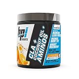 BPI Sports Cla + Coconut Oil + Aminos Non Stimulant Fat Loss Supplement Powder, Orange Freeze, 9.8 Ounce