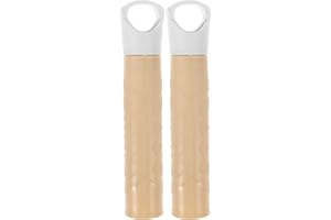 Didiseaon 2 Pcs 22Mm Broom Handle Grip Replacement, Sturdy Mop Rod End Caps with Hole, Janitorial Sweeper