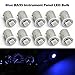 Partsam Ba9s 1-5050-SMD Instrument Panel LED Light Gauge Cluster Bulbs Repair Kits, Blue, Pack of 10