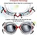 Zoggs Predator Flex Polarized Goggles (Red White)