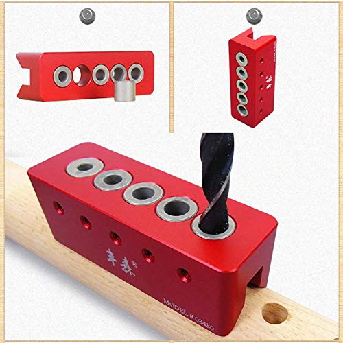 Jocestyle Woodworking Puncher Locator Right Angle Round Pipe Punch DIY Carpentry Tool