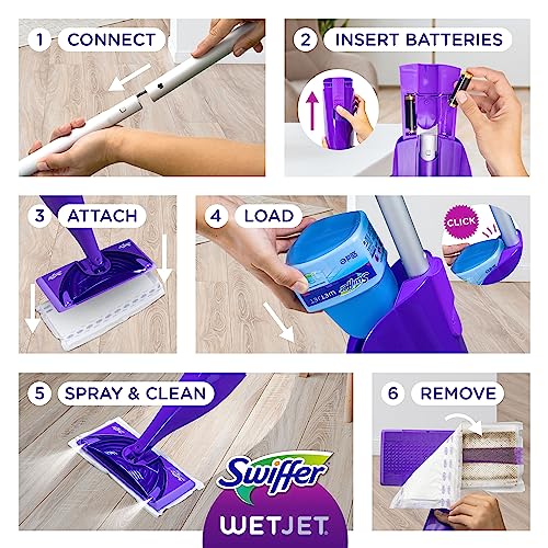 Swiffer Wetjet Heavy Duty Mop Pad Refills For Floor Mopping And