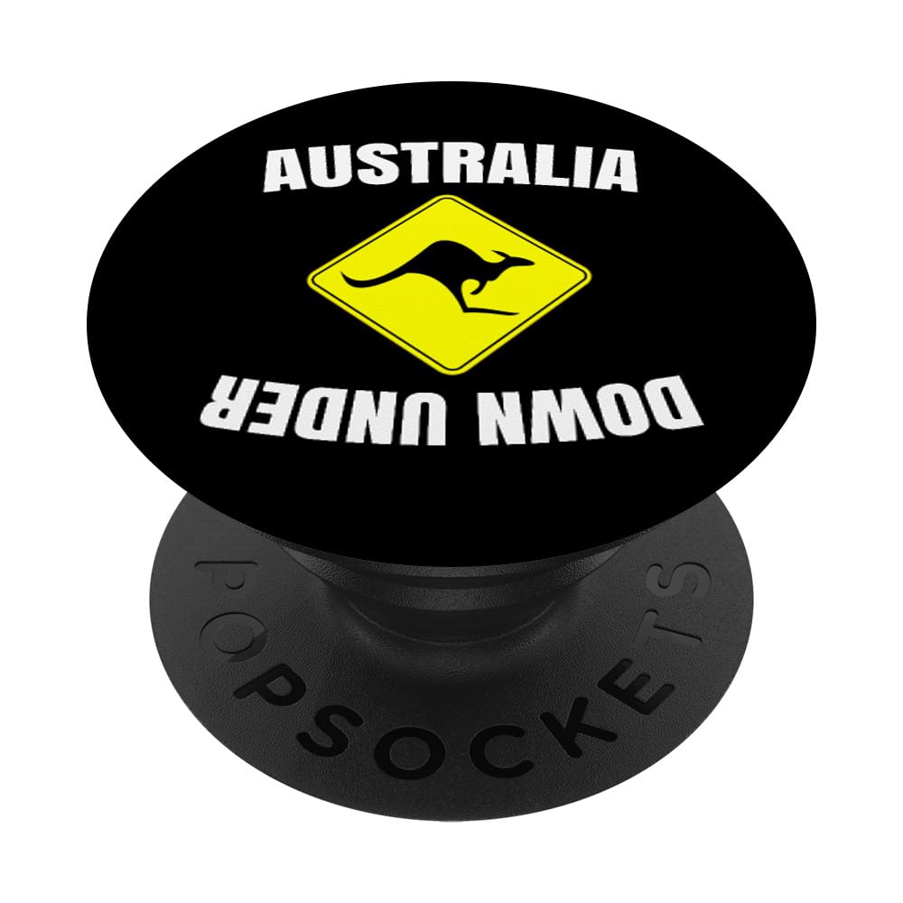 Australia T-Shirt Kangaroo Australian Souvenir PopSockets Adhesive PopGrip