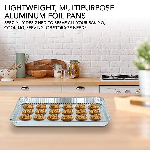 3 Aluminum+Cookie+Sheet+Baking+Disposable