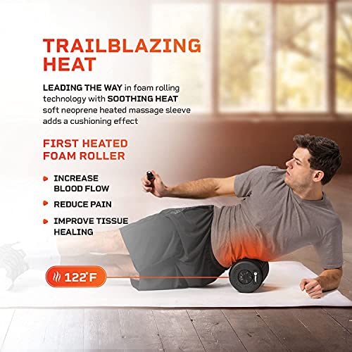 Lifepro Heated Vibrating Foam Roller Trigger Point Foam Roller, Deep