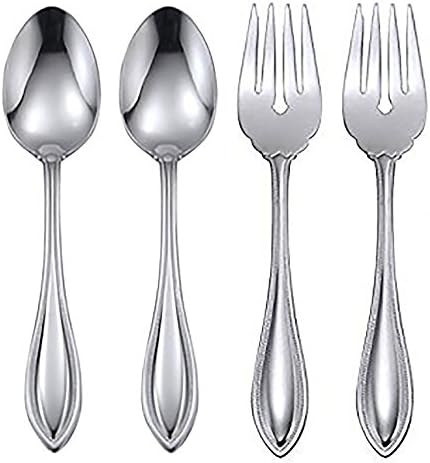Oneida fork and spoon set of 2 each, salad forks and spoons That last longer