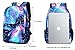 Galaxy Backpack, Anime Luminous Anti-Theft School Bag, Laptop Backpack with USB Charging Port, Unisex 15.6 Inch College Daypack for Girls, Starry