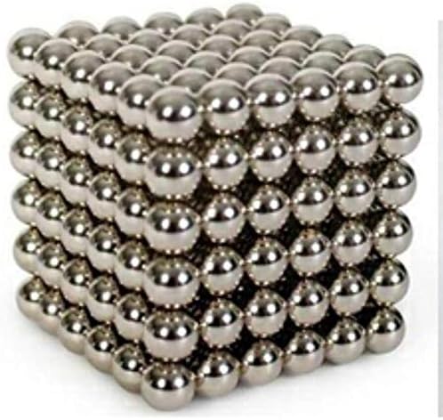 SphereField Magnetic Balls Neodymium Magnets, 5mm 216 Piece Fidget Cube, Nickel Plated, Buildable, Stress Relief, Educational Toy