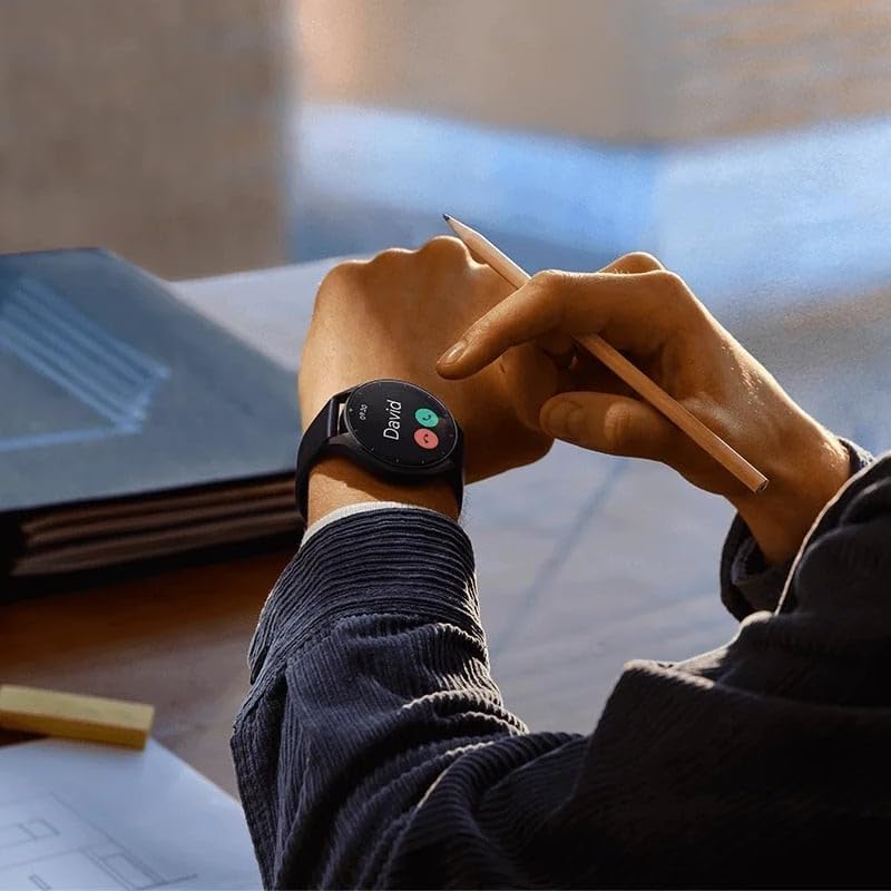 Watch 2 Smartwatch, 1,43" AMOLED Display mit Always-On-Funktion, Schlaf-, Puls- und Sport-Tracking, Wear OS by Google, Schwarz — Foto 2 von 2