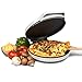 CucinaPro Courant Precision Non-Stick Pizza Maker - Quesadilla & Calzone Maker - Electric Griddle Grill Pan - Machine For Home & Everyday Baker, White