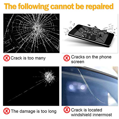Bamoer Upgraded Auto Windshield Repair Tool，Newest Generation Car Windshield Repair Kit with Windshield Repair Resin for Auto Glass Windshield Crack Chip Scratch, Chips, Cracks, Bulll's-Eyes and Stars - Thumbnail 5