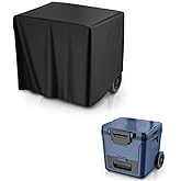 Kingling Cooler Cover, Waterproof Outdoor Rolling Ice Chest Wheeled Camping Cooler Cover
