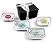 BELA Portuguese Sardines 4-Flavor Variety: One 4.25 oz Tin Each in a BlackTie Box (4 Items Total)