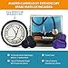 Master Cardiology Stethoscope 2.0 Upgrade Kit; Single Piece Diaphragm & Ring, 4 Spare Ear Pieces, Parts Carry Case for Vorfreude and LM, Black, 40011