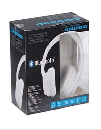 GRUNDIG Kopfhörer mit Bluetooth (Weiß)