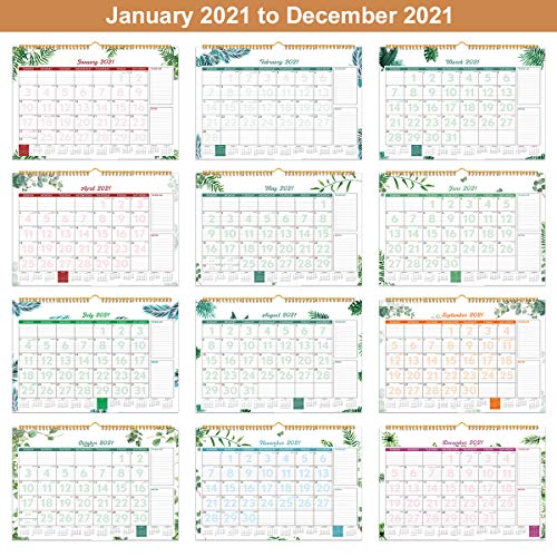 Wall Calendar 2021 For Planning 15 X 10 5 12 Month Pricepulse