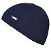 CHARM Casualbox | Mens 100% Silk Skull Cap Beanie Hat Kufi Summer Snug Tight Dad Cap Helmet Brain Beany Navy