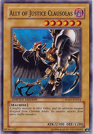 Yu-Gi-Oh! - Ally of Justice Clausolas (HA01-EN014) - Hidden Arsenal - 1st Edition - Super Rare