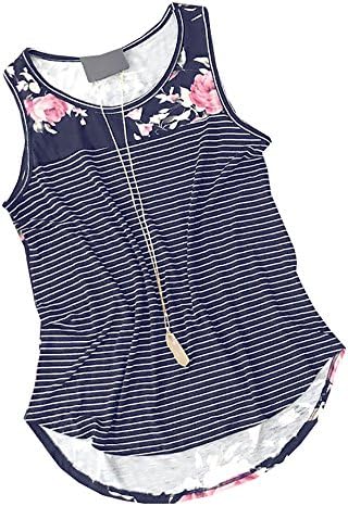 Women's Floral Print Cut Out Shoulder Short Sleeve T Shirt Blouse (L, Navy Blue)