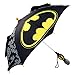 DC Comics Boys' Little Batman 'Squeeze and Flap' Fun Rainwear Umbrella, black Age 3-7