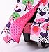 Baby Minky Velboa Carseat Canopy Carrier Cover (Safari/Hot Pink)