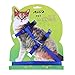 Pecute Pet Cat Lead Leash Halter Harness Kitten Nylon Strap Belt Safety Rope Adjustable Cat Dog Collar (Blue)