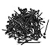 S SYDIEN Umbrella Wing Nylon Push Mount Zip Ties 100Pcs, Heavy Duty Black Wire Zips Tie Mounts, Self Locking Push Mount Cable Zip Tie for Engine Bay Wire Harness, Indoor Wires Tying (5.12