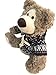 Bo-Toys Cute Plush Teddy Bear in a Jacket Stuffed Animal 10 inches