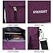 ENKNIGHT Nylon Crossbody Purse Bag for Women Travel Shoulder handbags Purple