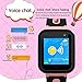 Waterproof GPS Tracker Watch for Kids - IP67 Water-resistant Smartwatches Phone with GPS/LBS Locator SOS Camera Voice Chat Games for Back to School Children Boys Girls (03 S7 Blue Standard)
