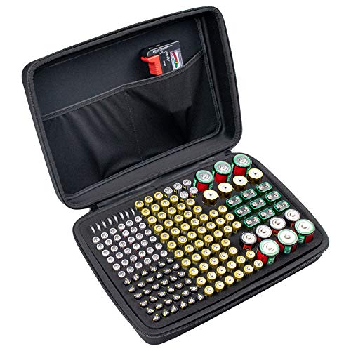 Hearoo Battery Organizer Storage case with a Removable Battery