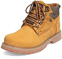 Jamron Hombres Comodidad Duradero Trabajando Botines Buena Calidad Botas de Combate Botas de Moto