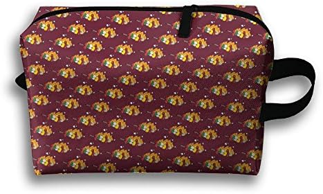 Barbecue Food Party Travel Useful Anti-bacterial Scratch Resistant Cosmetic Bag For Ladies Makeup Bag Accessory Bag Pencil Case Outdoor Activities