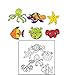 Under the Sea Suncatchers (24 Pack) Plastic